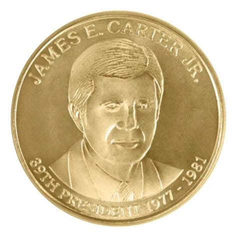 carter gold|jimmy carter gold presidential coin.